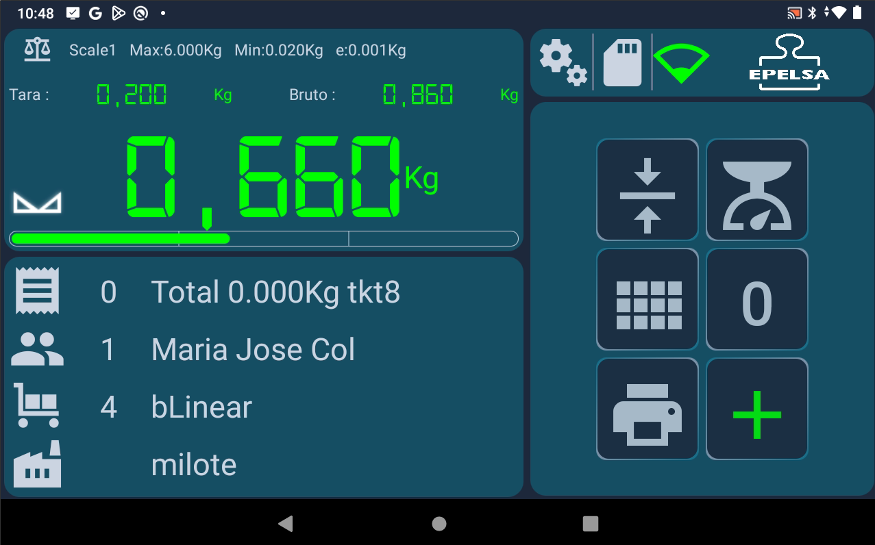 Portable peso correcto